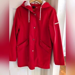 French Connection Red Rain Jacket - Size Small